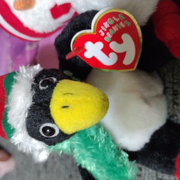 TY JINGLE BEANIE BABIES ornaments. Set of 3. - Picture 2 of 5